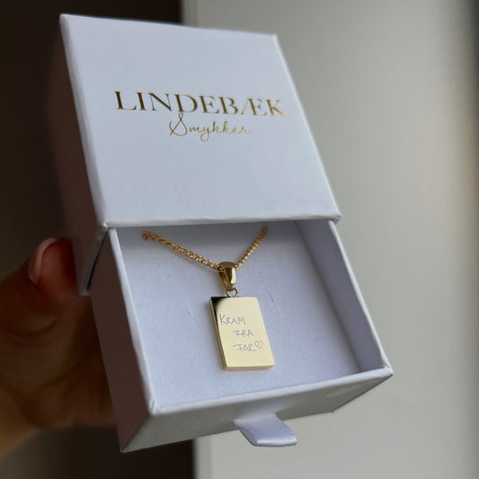 Personal Star Halskæde 18K Forgyldt