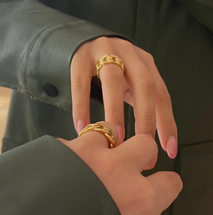 Chunky Panzer ring Lindebæk Smykker