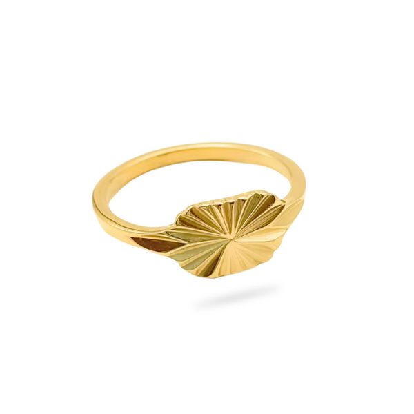 Claire Sunlight Ring 18K Forgyldt