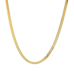 Snake Chain 5mm 18K Forgyldt