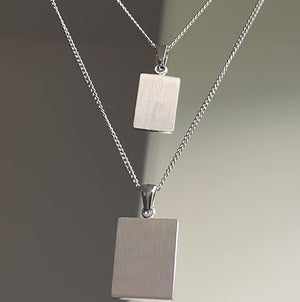 Large Luca Halskæde Platin