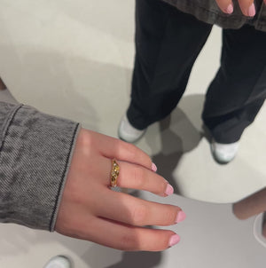 Aya Ring 18K Forgyldt