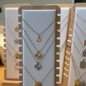 Personal Dainty Hjerte Halskæde 18K Forgyldt