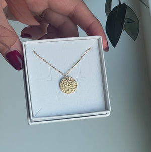 Personal Moss Halskæde 18K Forgyldt