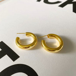 Lesley Hoops 18K Forgyldt