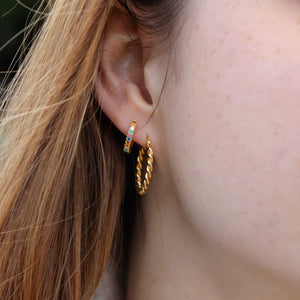 Single Adri hoop guld
