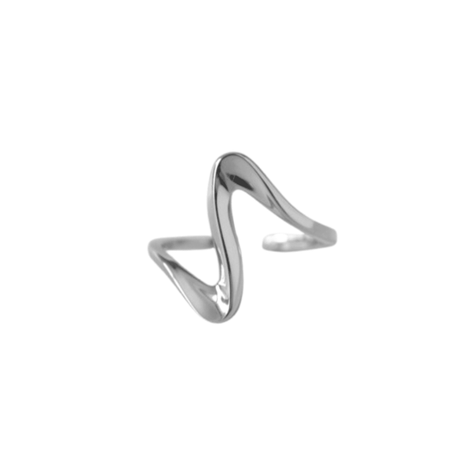 Wavey ring Sølv