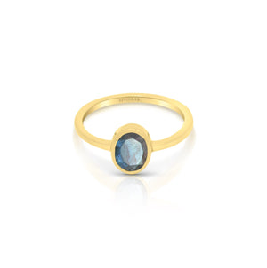 Empowerment Ring Labradorit 18K Forgyldt