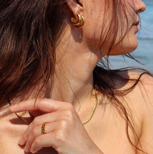Snake Chain 3mm 18K Forgyldt