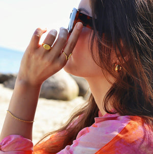 Wavey Ring 18K Forgyldt