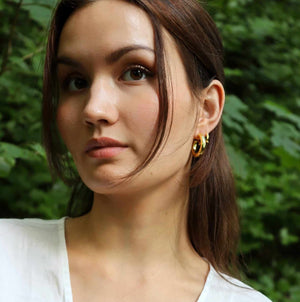Lesley Hoops 18K Forgyldt