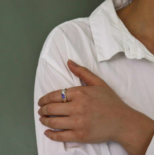 Ocean Eye Ring 925S Sølv