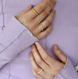 Tiara Ring 18K Forgyldt