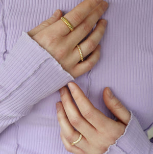 Isa Ring 18K Forgyldt