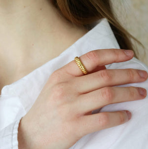 Isa Ring 18K Forgyldt