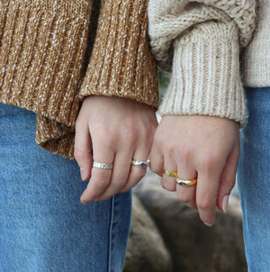 Ocean Eye Ring 925S Sølv