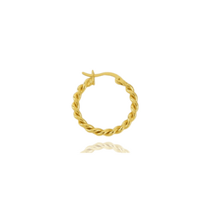 Single Adri hoop guld