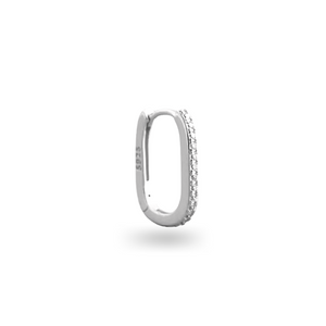 Single Crystal hoop sølv